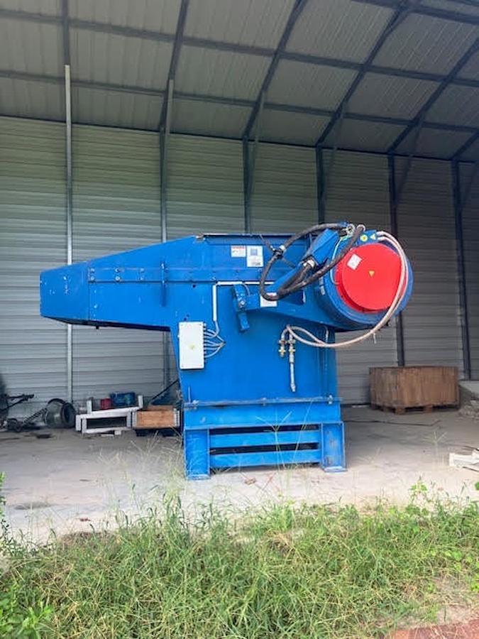 Used Vecoplan Film & Fiber Single Shaft Shredder