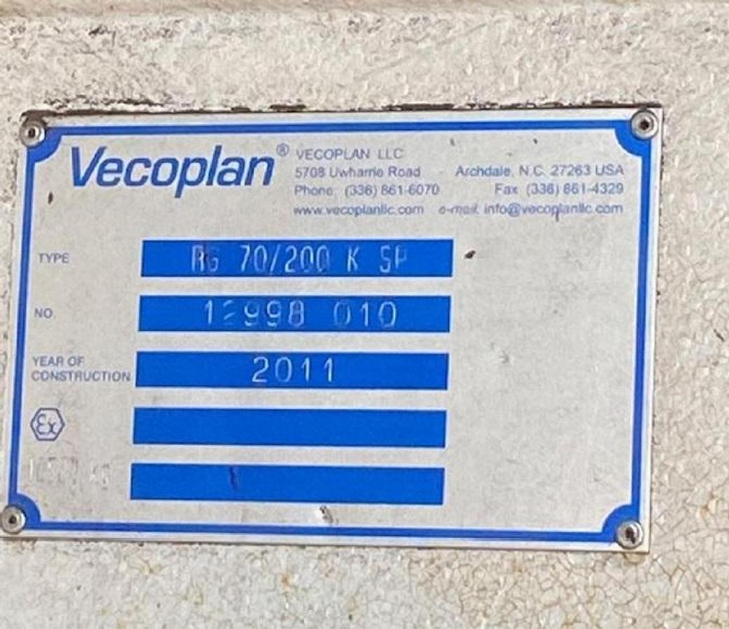 Used Vecoplan Single Shaft Shredder