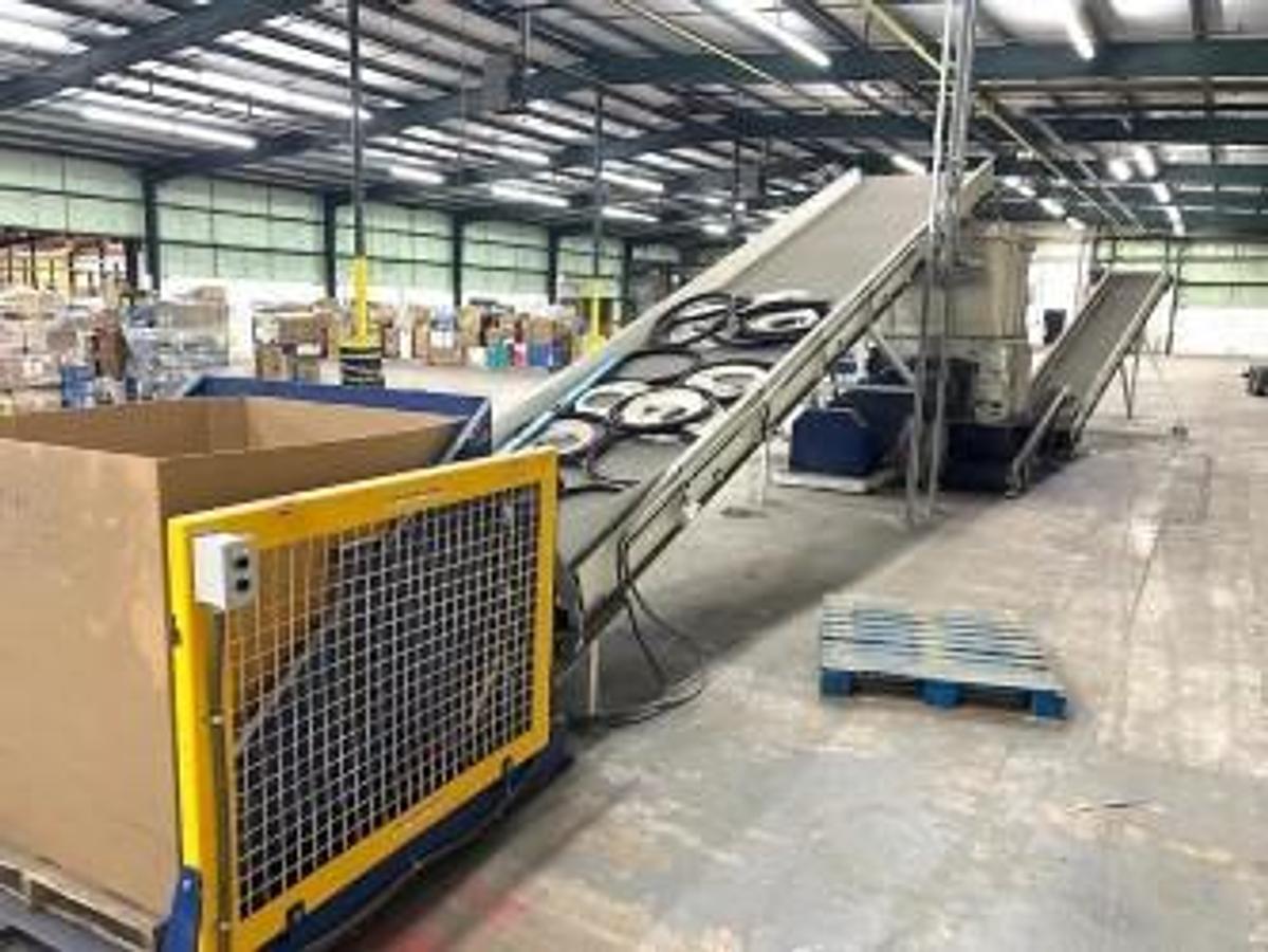 Used VECOPLAN FILM & FIBER SINGLE SHAFT SHREDDER