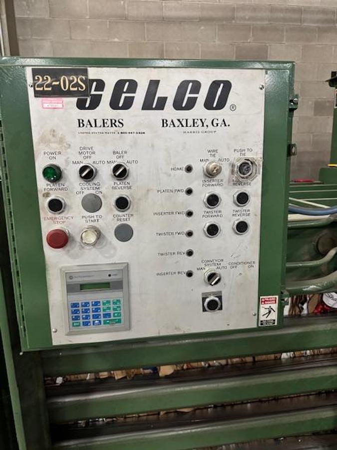 Used Selco Wide Mouth AT Baler