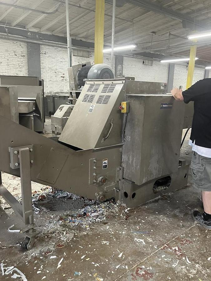 Used Allegheny Paper Shredder / Baler / Conveyors / Tipper