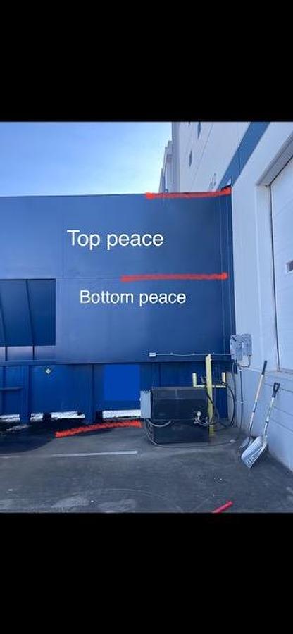 Used Bace 5 Yard Stationary Compactor