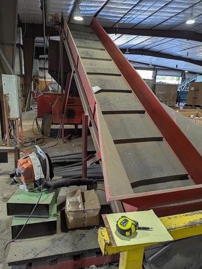 Used Weima Single Shaft Shredder And Conveyors