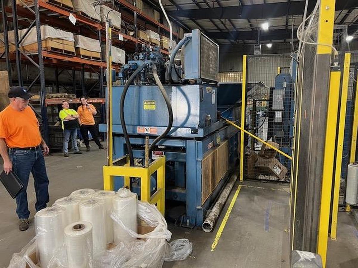 Used Max Pak Closed Door Baler