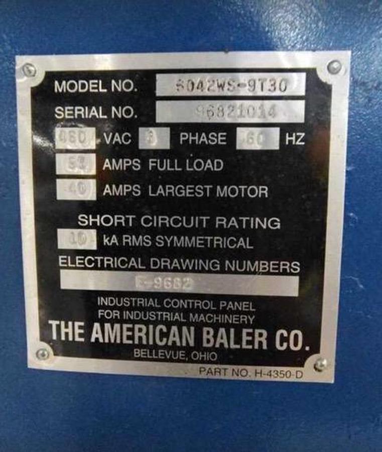 Used American Horizontal Auto-Tie Baler