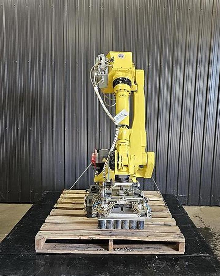 Used FANUC ROBOT PALLETIZING SYSTEM