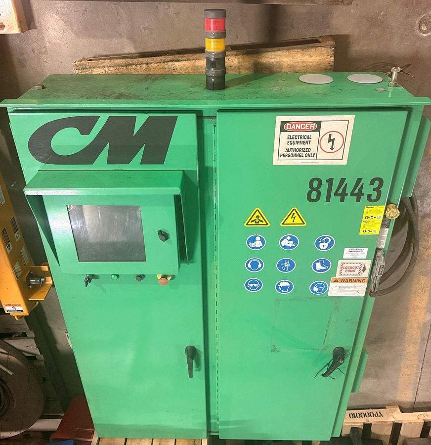 Used (2) CM Chip Shredders for Tires