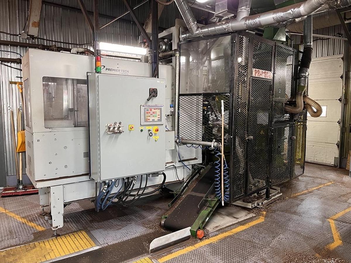 Used VERVILLE VP400 (4) STATION COMPRESSION BAGGING SYSTEM FULLY AUTOMATIC