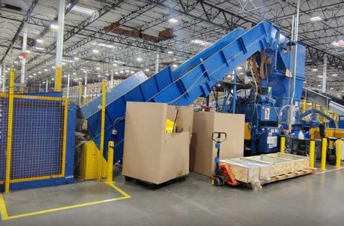 Used American Horizontal Auto-Tie Baler