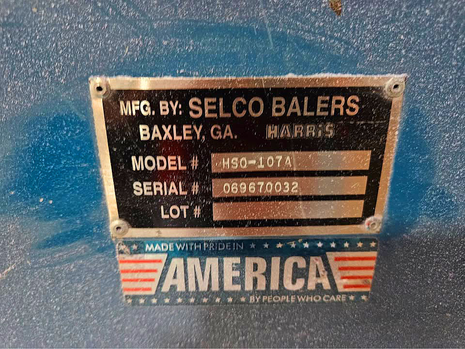 Used Harris / Selco Auto Tie Baler