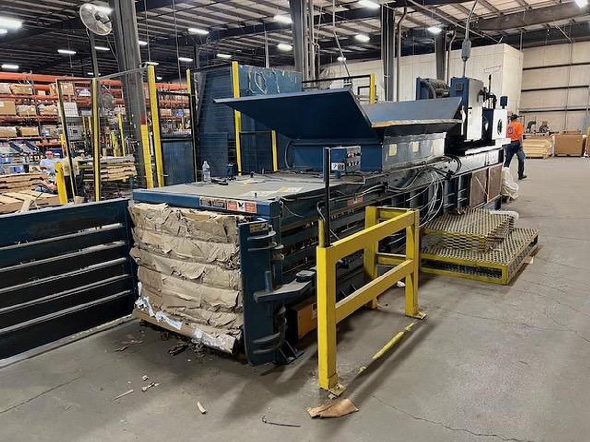 Used Max Pak Closed Door Baler