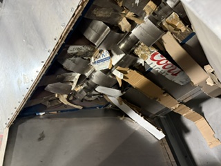 Used (2) JECC Dual Shaft Shredders