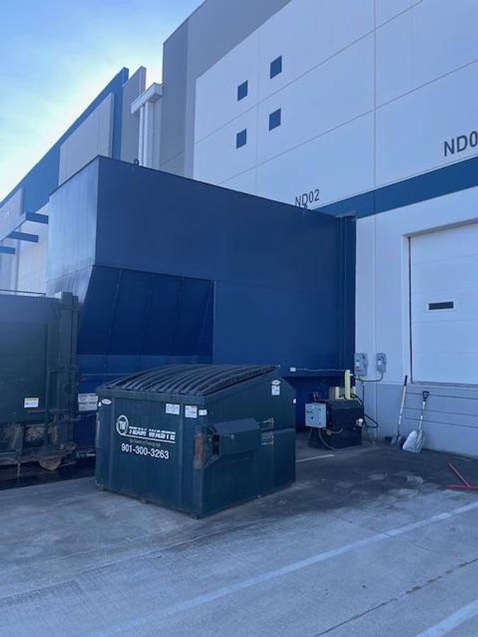 Used Bace 5 Yard Stationary Compactor