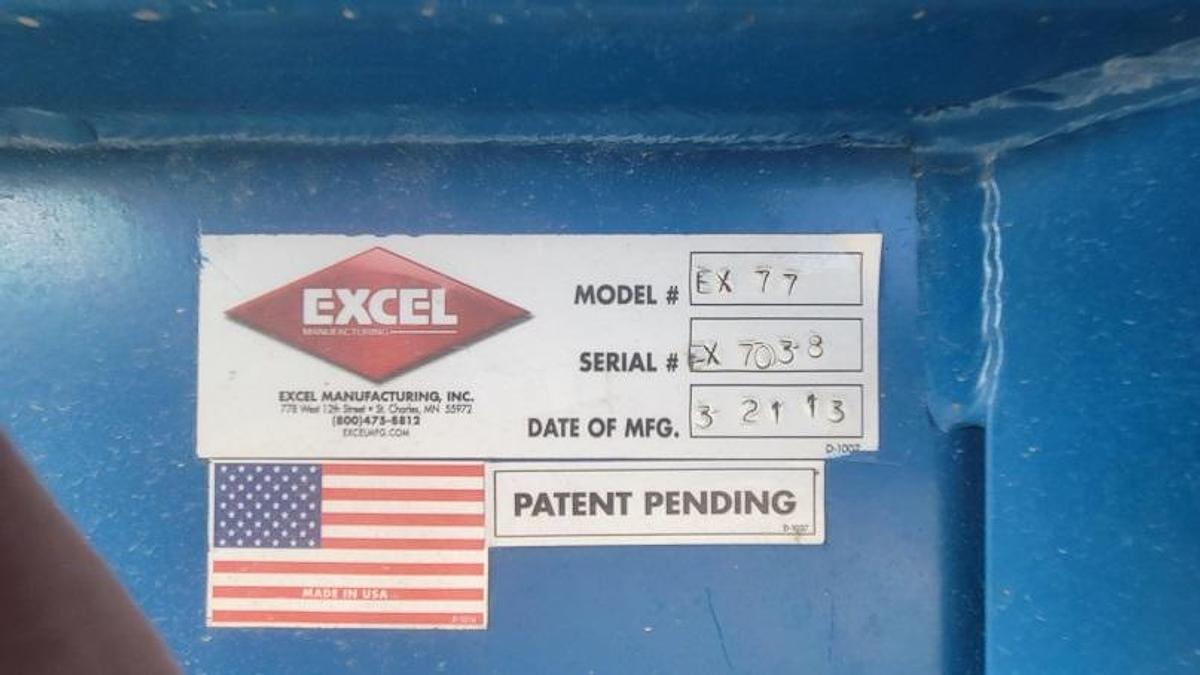 Used Excel Non-Ferrous Closed Door Baler