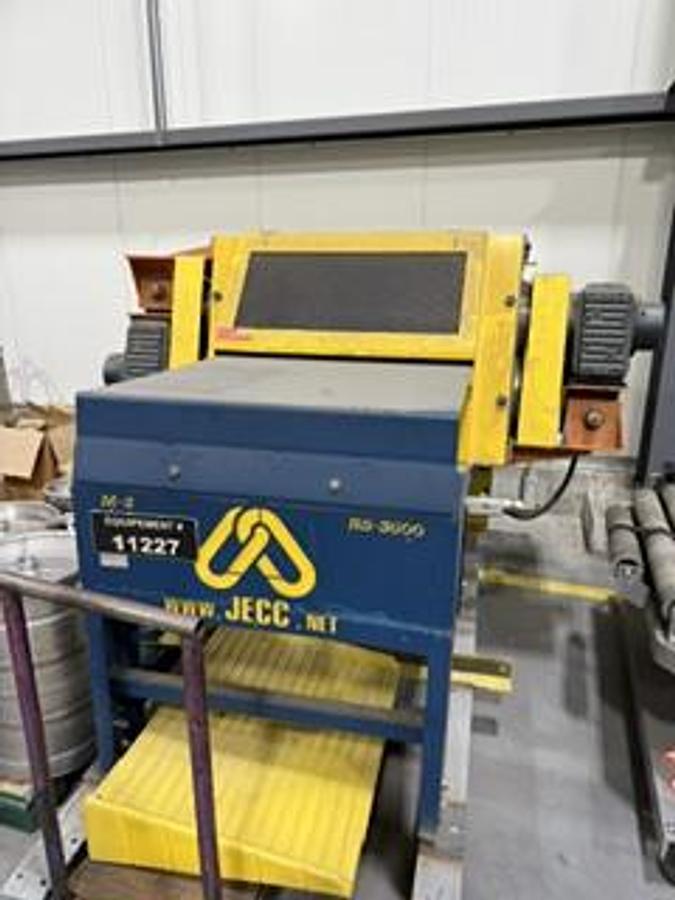 Used (2) JECC Dual Shaft Shredders