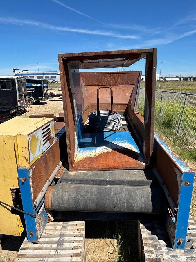 Used Excel 2R63D Two Ram Baler with Conveyor