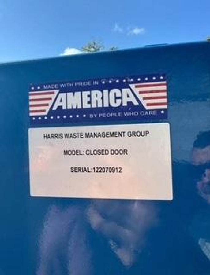 Used Harris Closed Door Baler