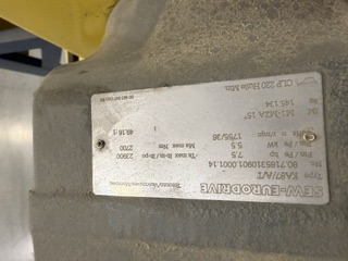 Used (2) JECC Dual Shaft Shredders