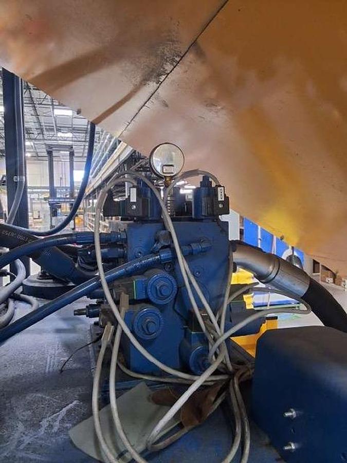 Used American Closed Door Full Eject Baler 