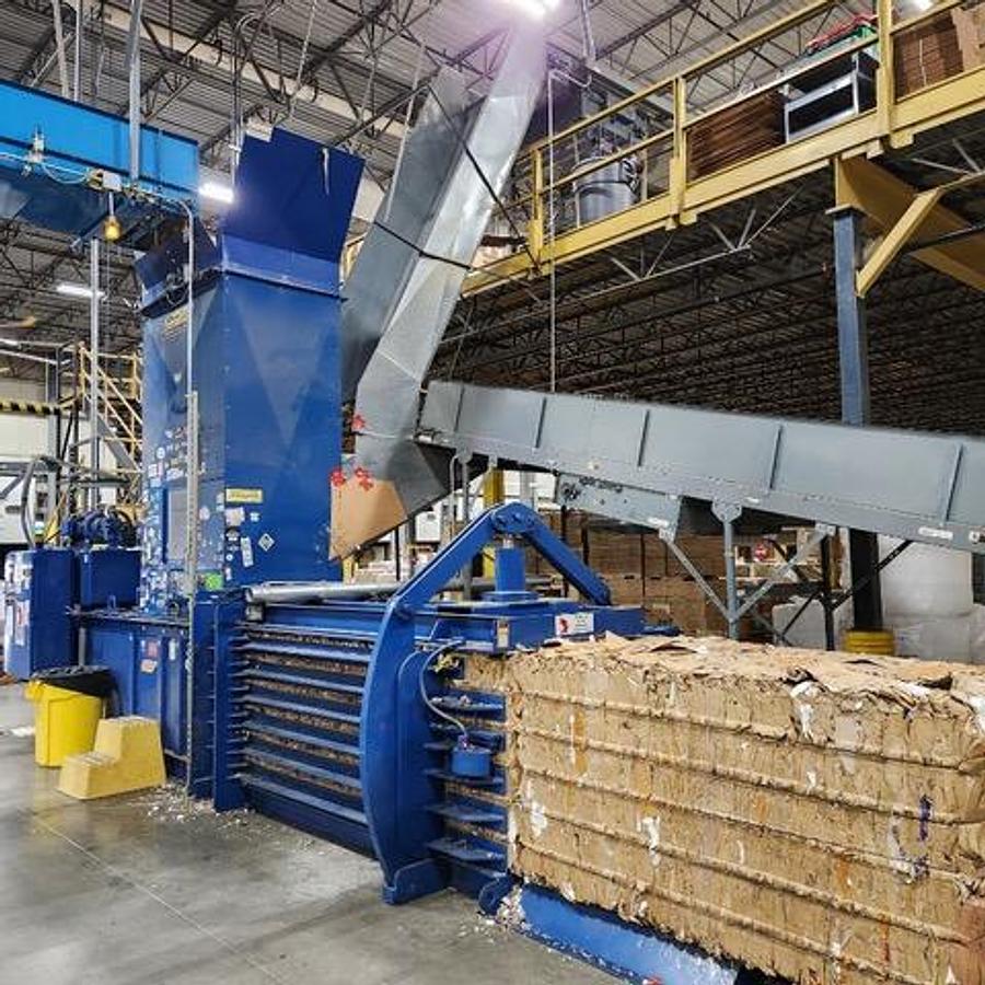 Used American Baler Manual Tie Horizontal Baler