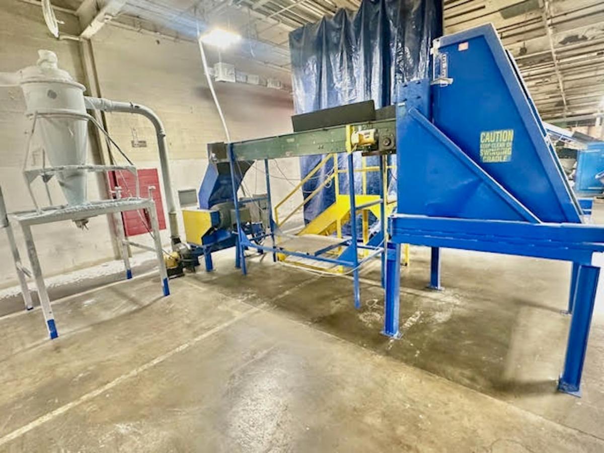 Used Polymer Systems Granulator Complete System