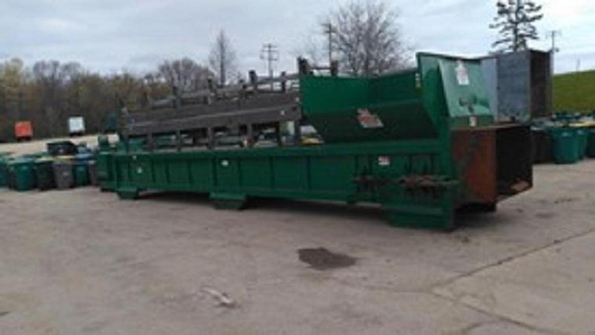 Used Cram-A-Lot 7 YD Stationary Compactor