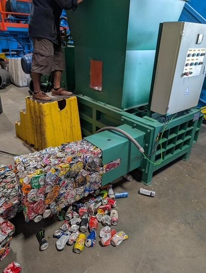 Used Can Briquetting Baler