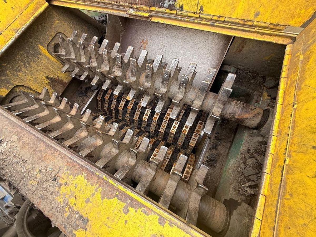 Used (2) CM Chip Shredders for Tires