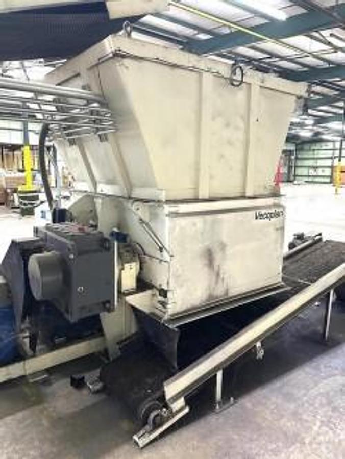 Used VECOPLAN FILM & FIBER SINGLE SHAFT SHREDDER