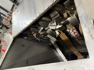 Used (2) JECC Dual Shaft Shredders