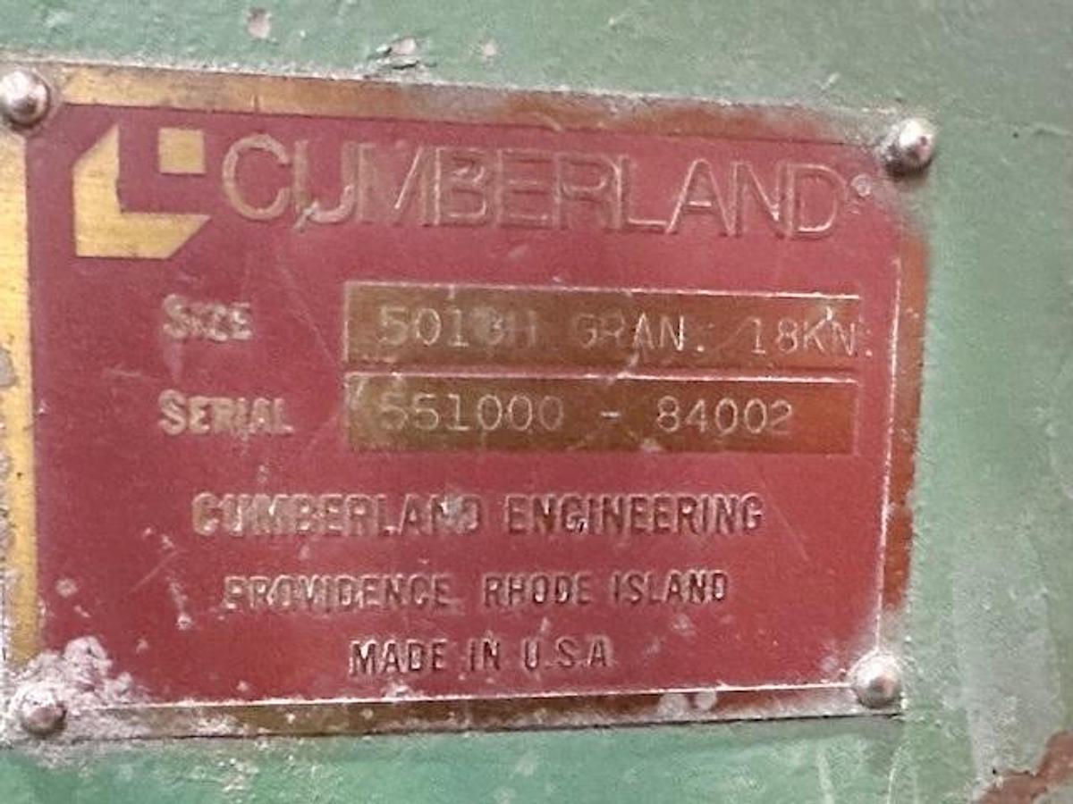 Used Cumberland Granulator 