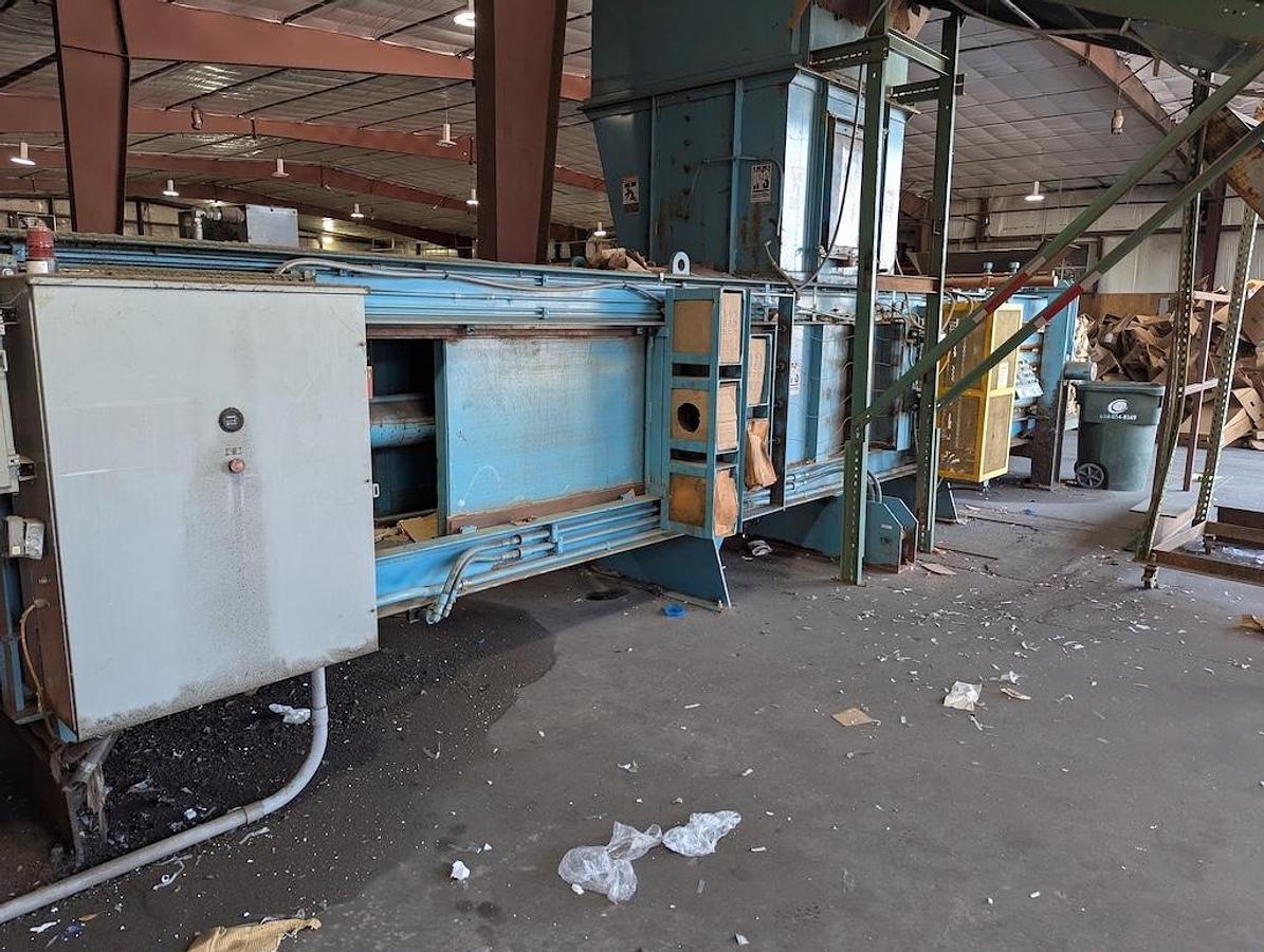 Used IPS AT Baler / Infeed Conveyor