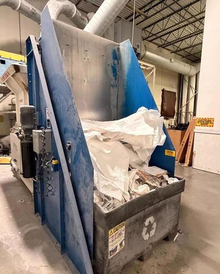 Used Vecoplan Single Shaft Shredder