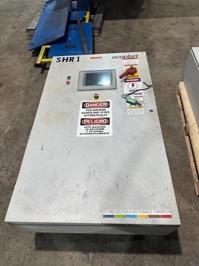 Used (2) 2013 Vecoplan Single Shaft Shredders