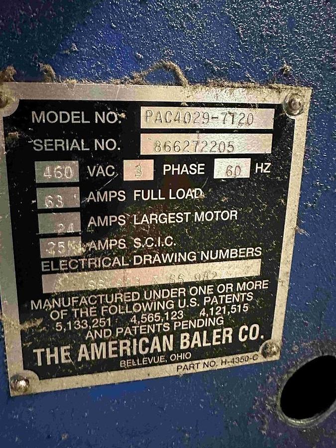 Used American PAC AT Baler