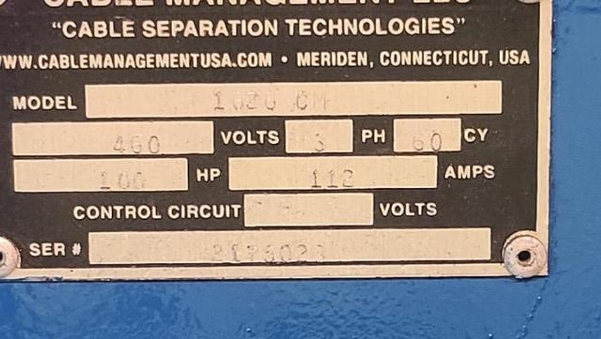 Used HOSOKAWA POLYMER SYSTEMS LOW PROFILE GRANULATOR