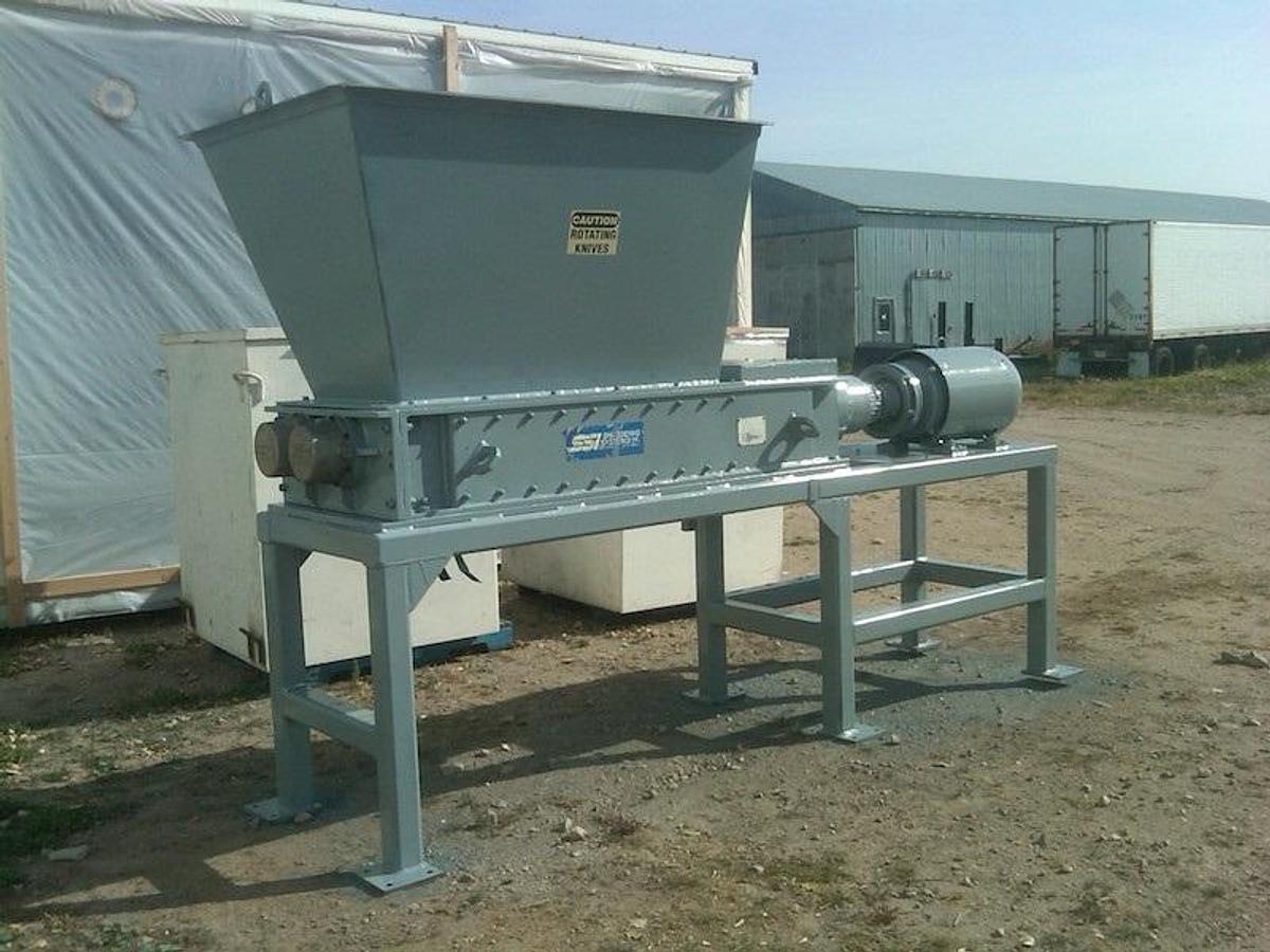 Used SSI Dual Shaft Shear Shredder