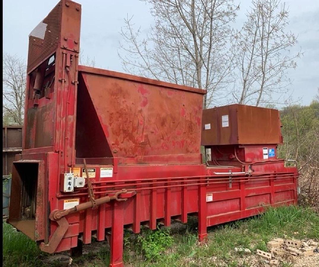 Used SP Industries Wet Waste Pre-Crusher 3 YD Compactor