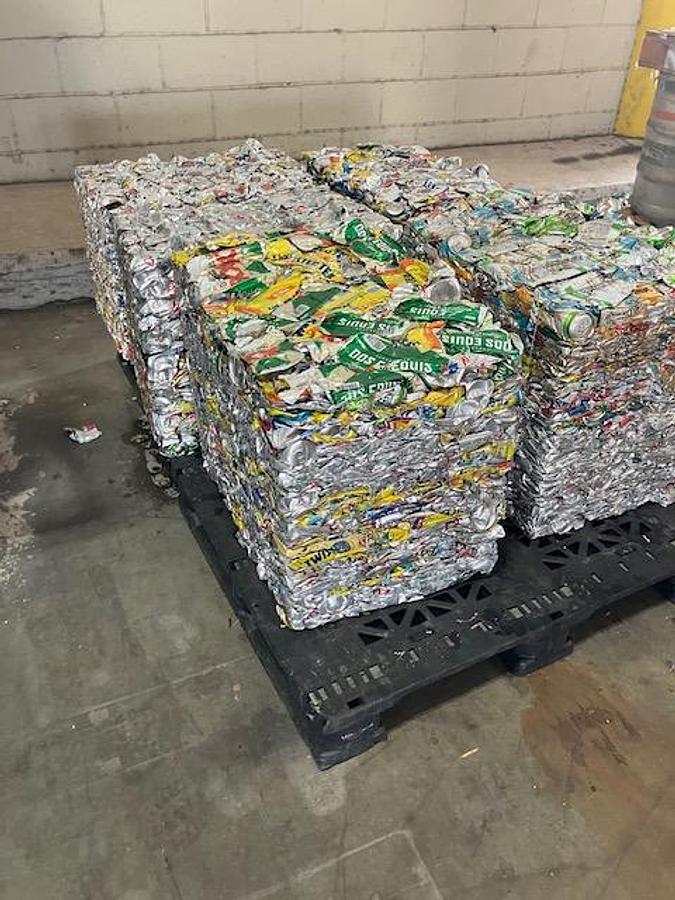 Used Harmony ExtractPack Vertical Liquid Extraction Baler