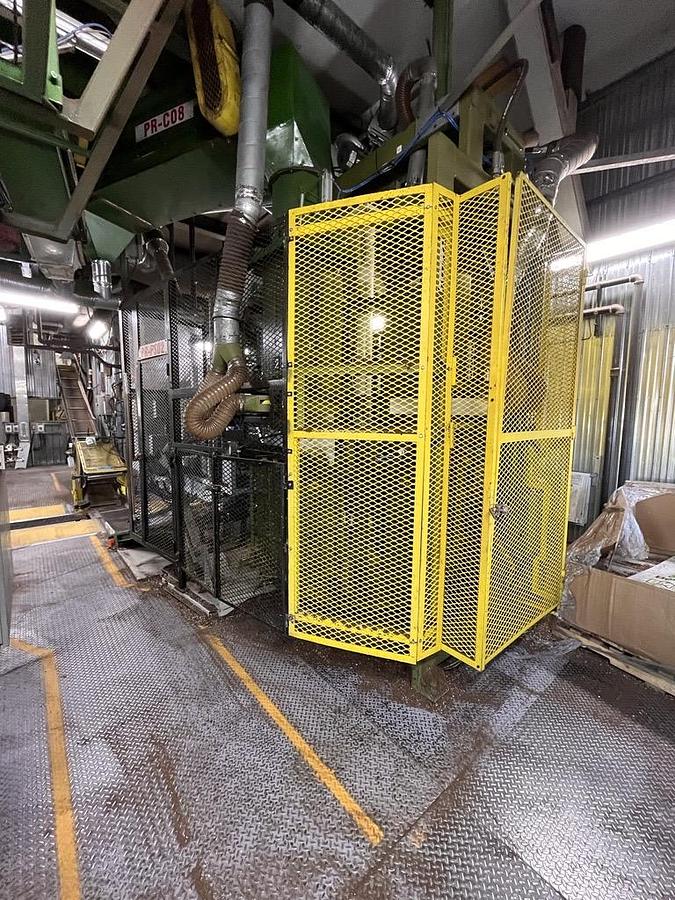 Used VERVILLE VP400 (4) STATION COMPRESSION BAGGING SYSTEM FULLY AUTOMATIC