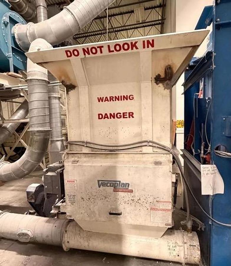 Used Vecoplan Single Shaft Shredder