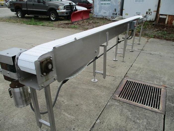 Used Conveyor; Intralox Belt; 8"W x 15'L