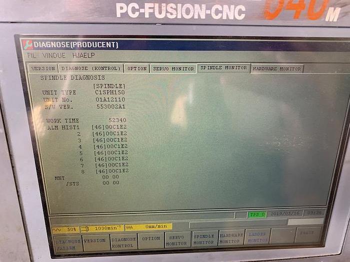 Brugt FABRIKAT MAZAK, MODEL VTC 200 C - ÅRGANG 2001