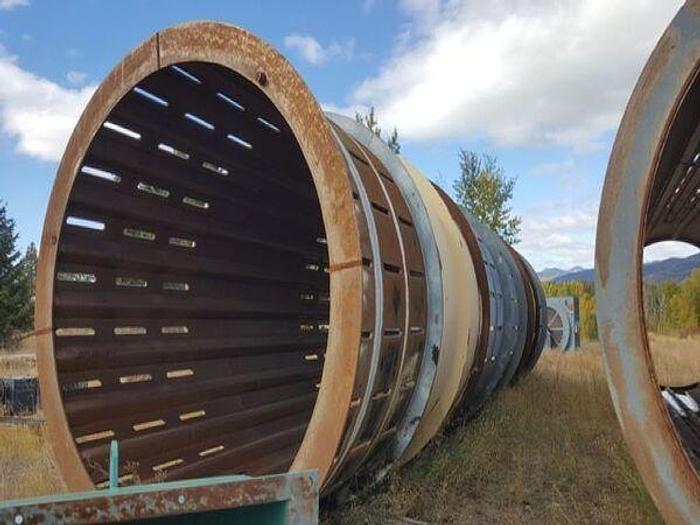 Used 12' x 80' FULGHUM DRUM DEBARKER