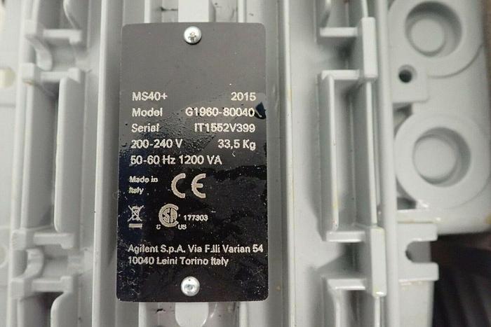 Used Agilent MS40+ G1960-80040 Rotary Vane Vacuum Pump for LC-MS