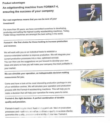 Used Felder Format Perfect 710 Edgebander