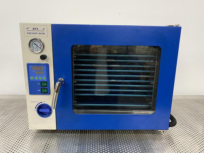 Used 2019 HFS DZF-6050 1.9 CuFt Vacuum Oven Temperature Range 18 to 212° F 110V