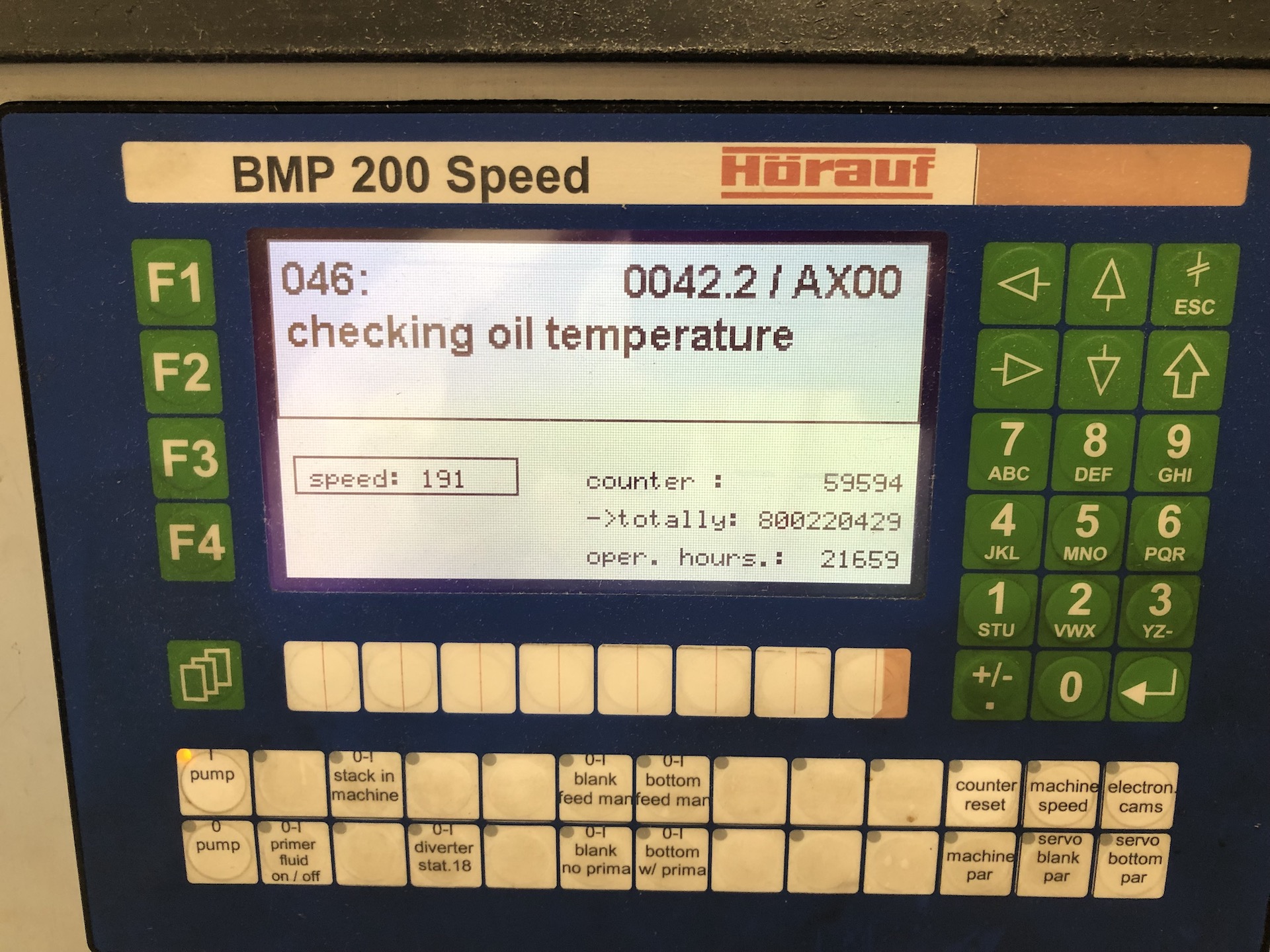 Used 2002 Hoerauf BMP 200 Speed Paper Cup Machine