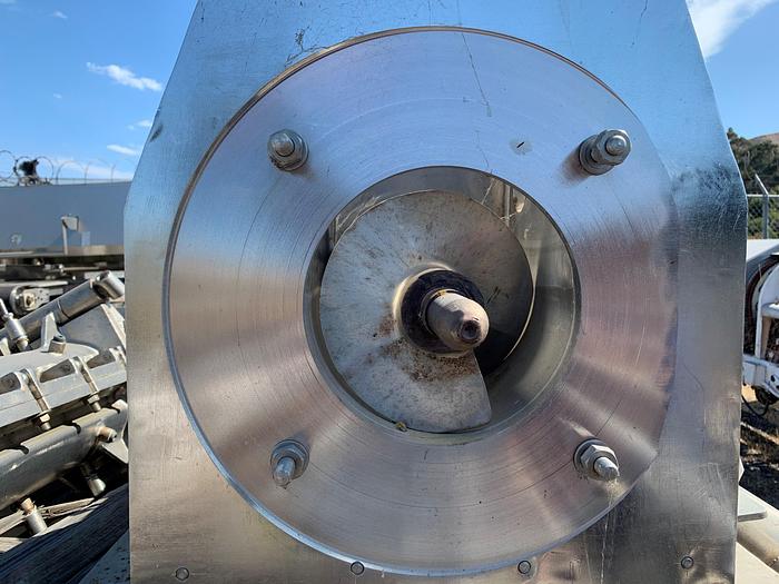 Used Extruder, 10" Dia., Fitzpatrick, Malaxator, S/st, 10" X 6.5' #Z320055