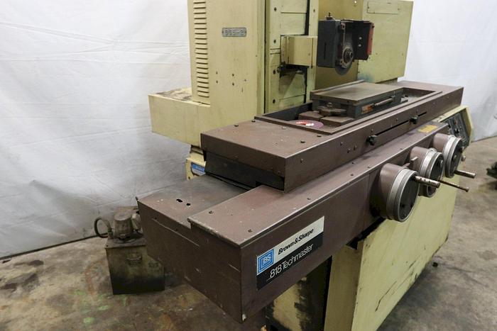 Used Brown & Sharpe 8" x 18"  818 TECHMASTER HORIZONTAL SURFACE GRINDER